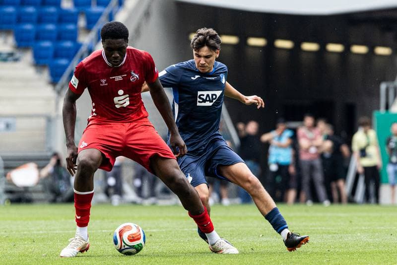 Football. U19-DFB-Nachwuchsliga A. TSG Hoffenheim U19 - 1. FC Koln U19. 31.05.2026