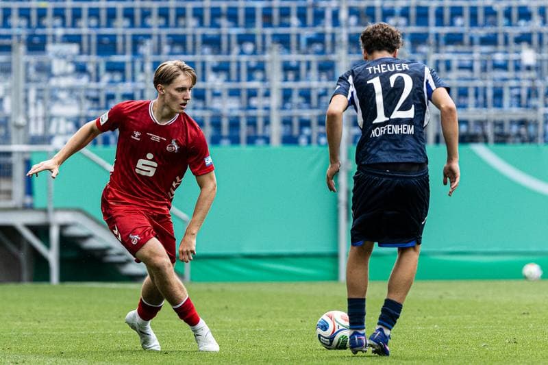 Football. U19-DFB-Nachwuchsliga A. TSG Hoffenheim U19 - 1. FC Koln U19. 31.05.2026