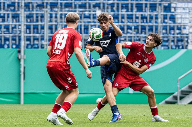 Football. U19-DFB-Nachwuchsliga A. TSG Hoffenheim U19 - 1. FC Koln U19. 31.05.2026