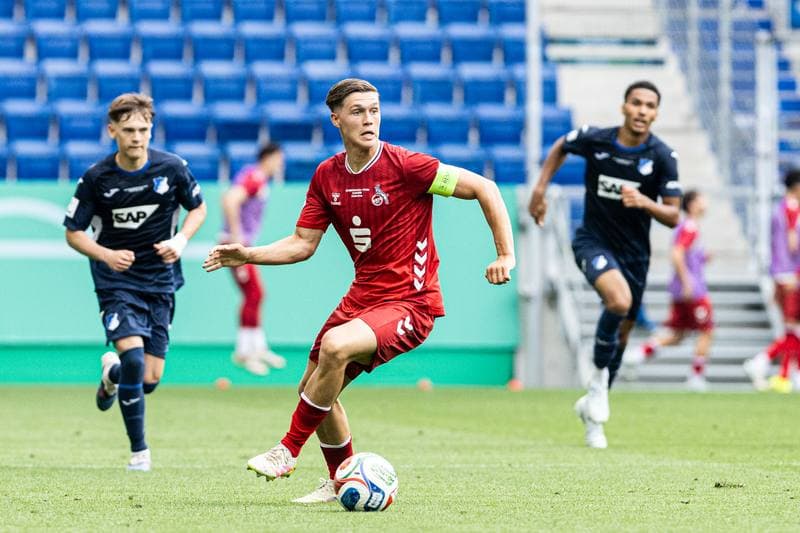 Football. U19-DFB-Nachwuchsliga A. TSG Hoffenheim U19 - 1. FC Koln U19. 31.05.2026