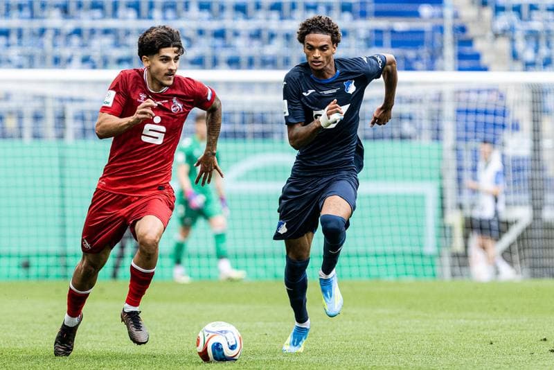 Football. U19-DFB-Nachwuchsliga A. TSG Hoffenheim U19 - 1. FC Koln U19. 31.05.2026