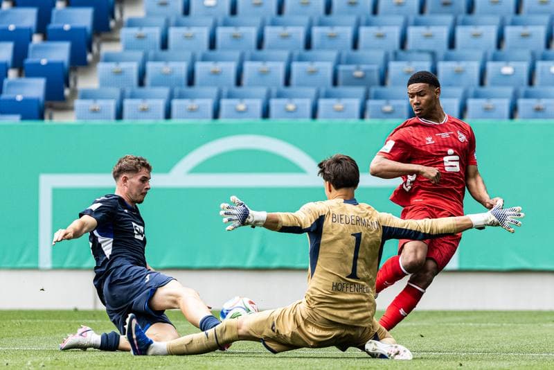 Football. U19-DFB-Nachwuchsliga A. TSG Hoffenheim U19 - 1. FC Koln U19. 31.05.2026