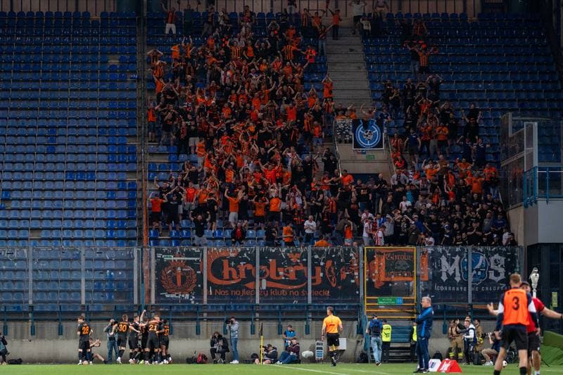 Football. Betclic 1. Liga. Wisla Krakow - Pogon Siedlce. 24.05.2026