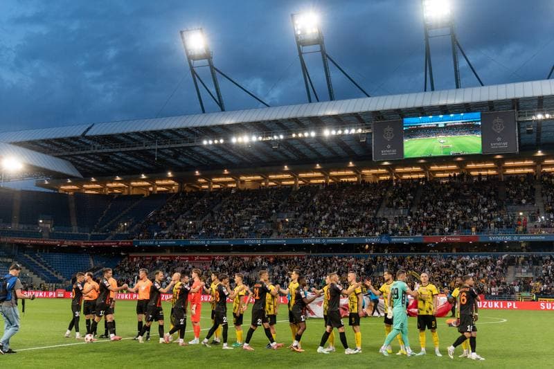 Football. Betclic 1. Liga. Wisla Krakow - Pogon Siedlce. 24.05.2026