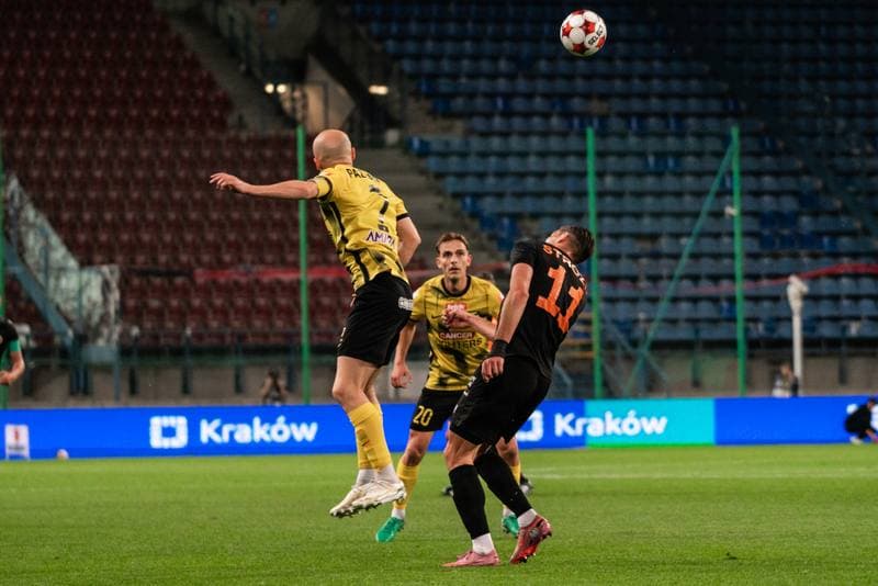 Football. Betclic 1. Liga. Wieczysta Krakow - Chrobry Glogow. 31.05.2026