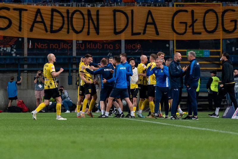 Football. Betclic 1. Liga. Wieczysta Krakow - Chrobry Glogow. 31.05.2026