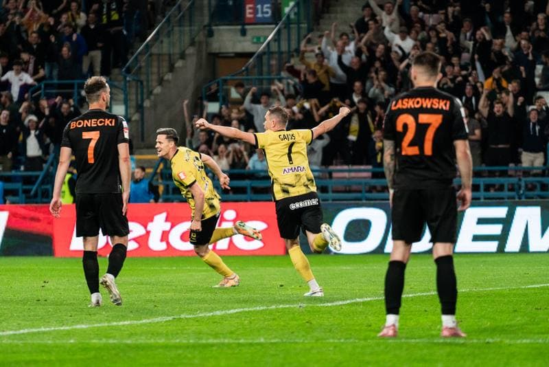 Football. Betclic 1. Liga. Wieczysta Krakow - Chrobry Glogow. 31.05.2026