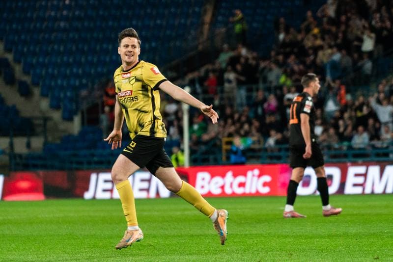 Football. Betclic 1. Liga. Wieczysta Krakow - Chrobry Glogow. 31.05.2026