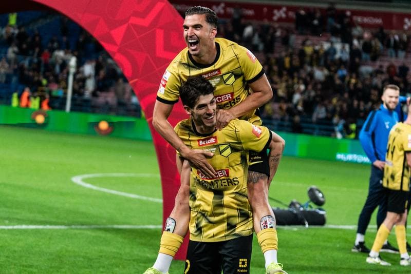 Football. Betclic 1. Liga. Wieczysta Krakow - Chrobry Glogow. 31.05.2026