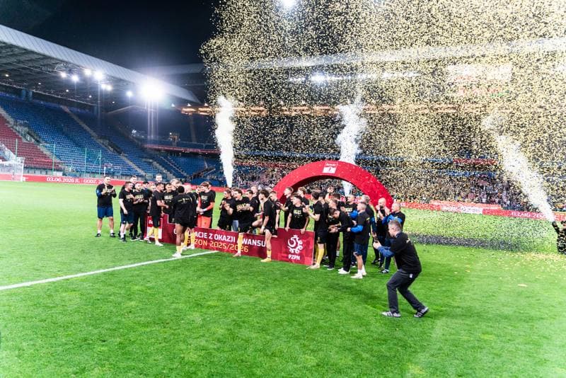 Football. Betclic 1. Liga. Wieczysta Krakow - Chrobry Glogow. 31.05.2026