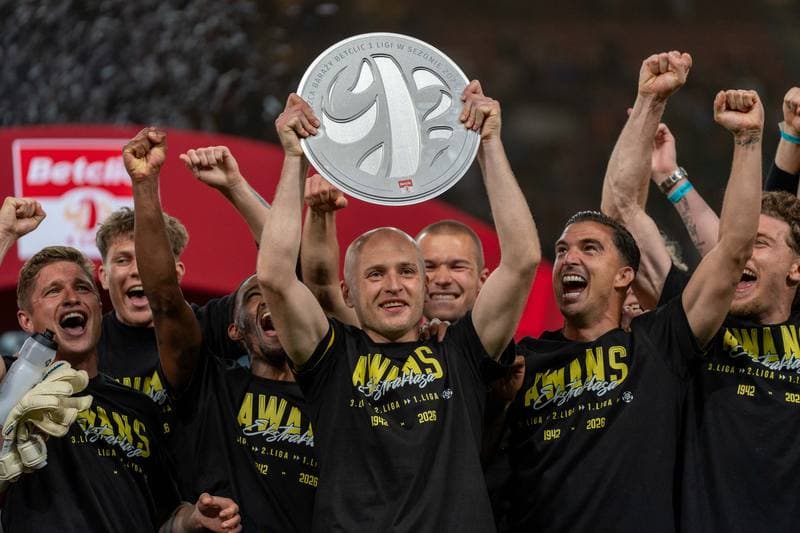 Football. Betclic 1. Liga. Wieczysta Krakow - Chrobry Glogow. 31.05.2026