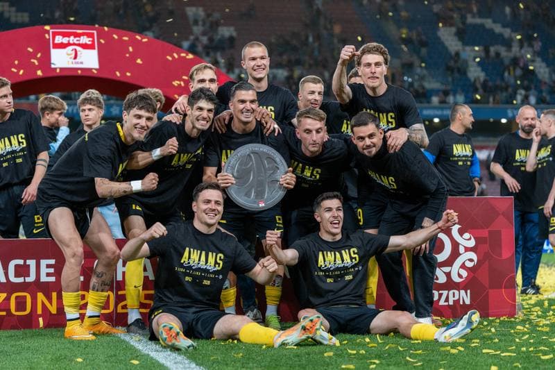 Football. Betclic 1. Liga. Wieczysta Krakow - Chrobry Glogow. 31.05.2026