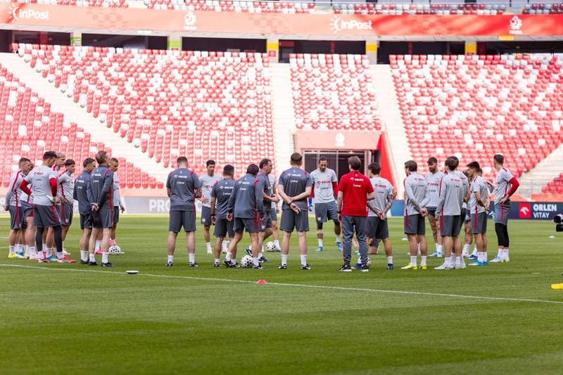 Football. Poland national team. Training. 02.06.2026