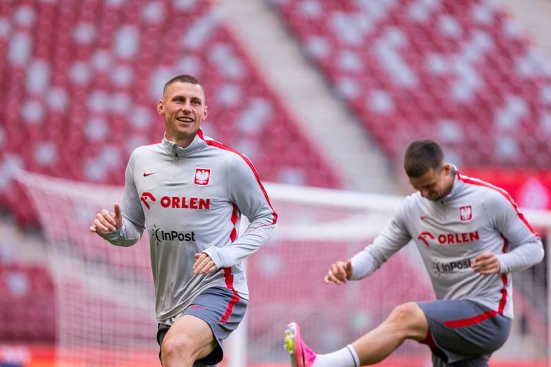 Football. Poland national team. Training. 02.06.2026