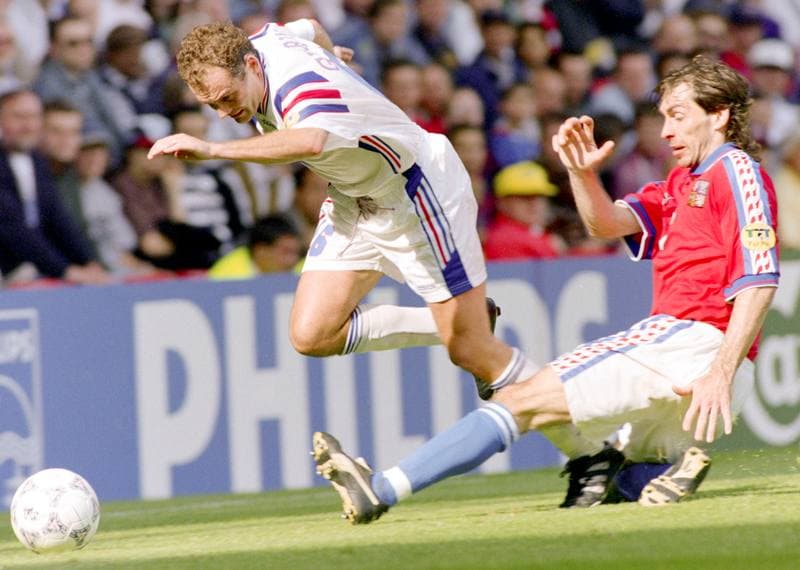 Football. UEFA EURO 1996. France - Czech Republic. 26.06.1996