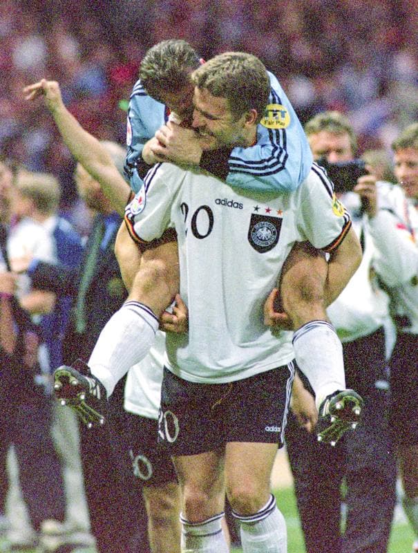 Football. UEFA EURO 1996. Germany - Czech Republic. 30.06.1996
