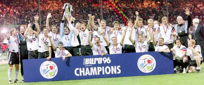 Football. UEFA EURO 1996. Germany - Czech Republic. 30.06.1996