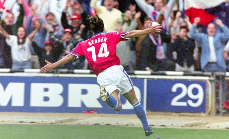 Football. UEFA EURO 1996. Germany - Czech Republic. 30.06.1996