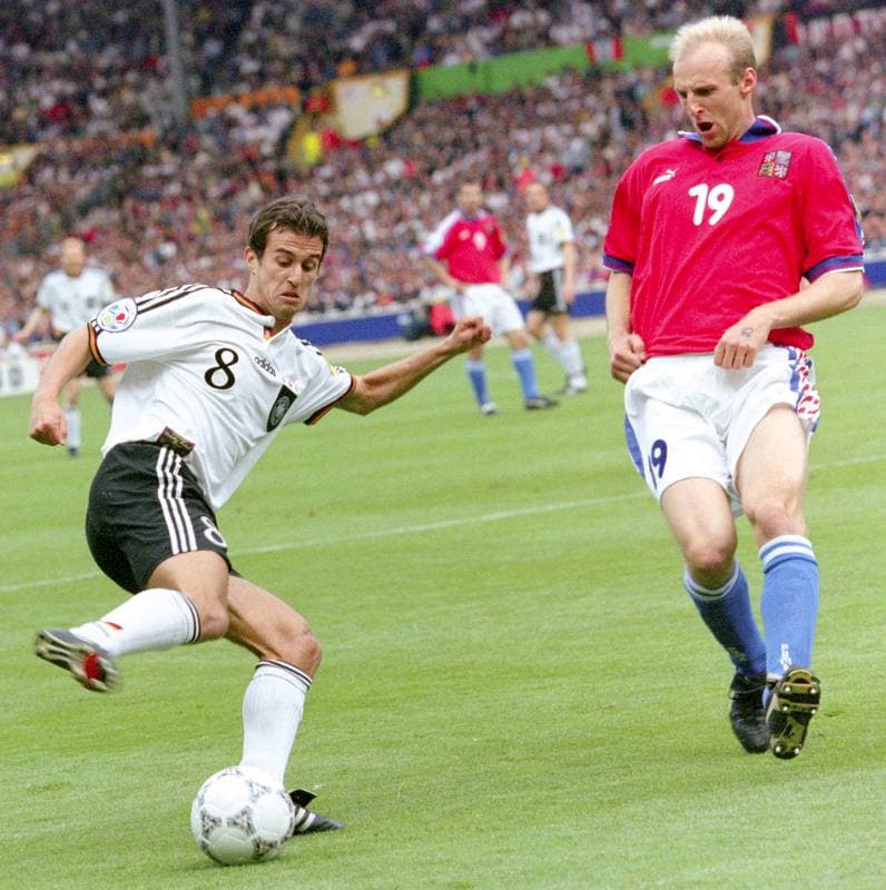 Football. UEFA EURO 1996. Germany - Czech Republic. 30.06.1996