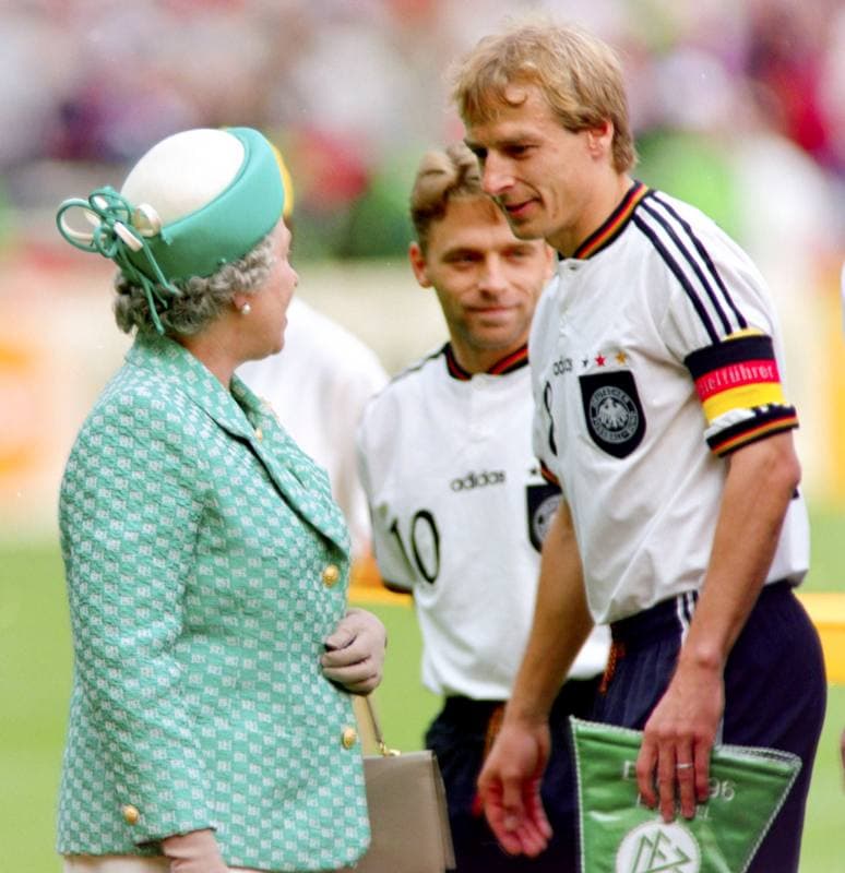 Football. UEFA EURO 1996. Germany - Czech Republic. 30.06.1996