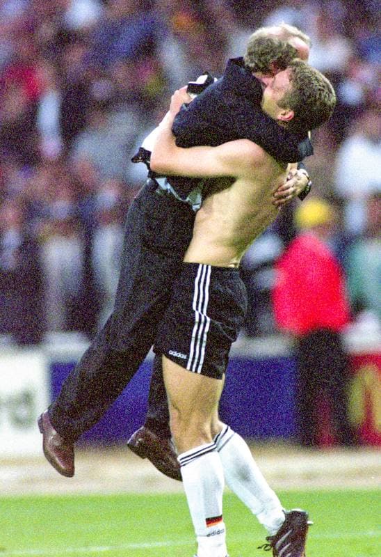 Football. UEFA EURO 1996. Germany - Czech Republic. 30.06.1996