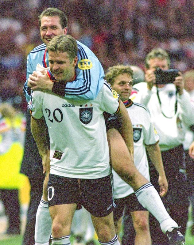Football. UEFA EURO 1996. Germany - Czech Republic. 30.06.1996