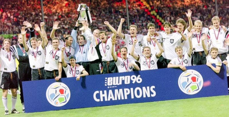 Football. UEFA EURO 1996. Germany - Czech Republic. 30.06.1996