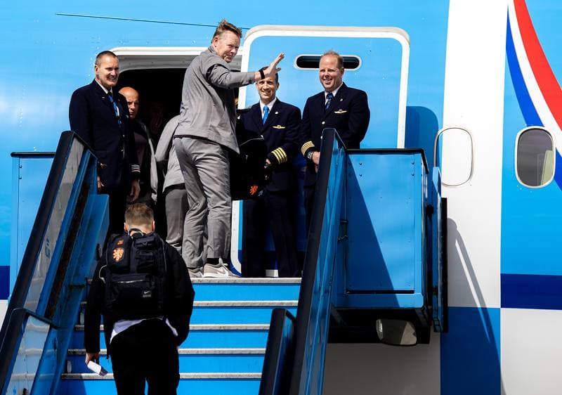 Football. Netherlands. Departure to New York. 06.04.2026