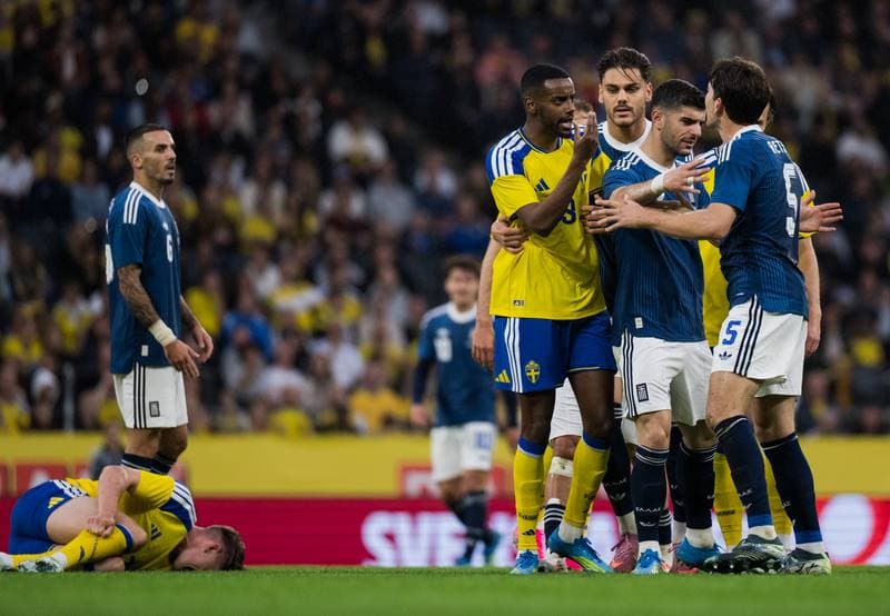Football. International Friendly. Sweden - Greece. 04.06.2026