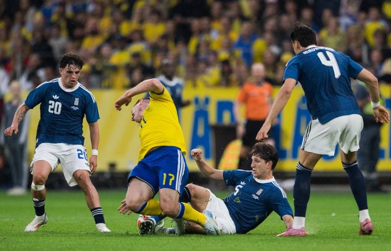Football. International Friendly. Sweden - Greece. 04.06.2026