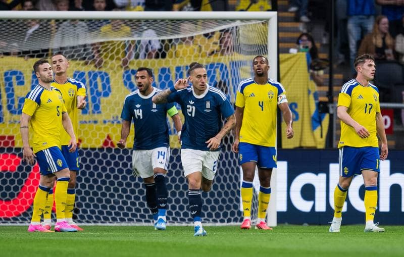 Football. International Friendly. Sweden - Greece. 04.06.2026