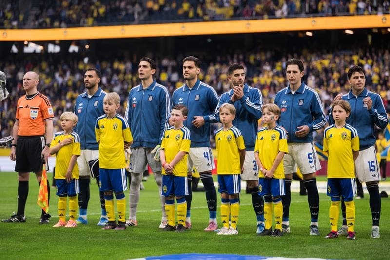 Football. International Friendly. Sweden - Greece. 04.06.2026