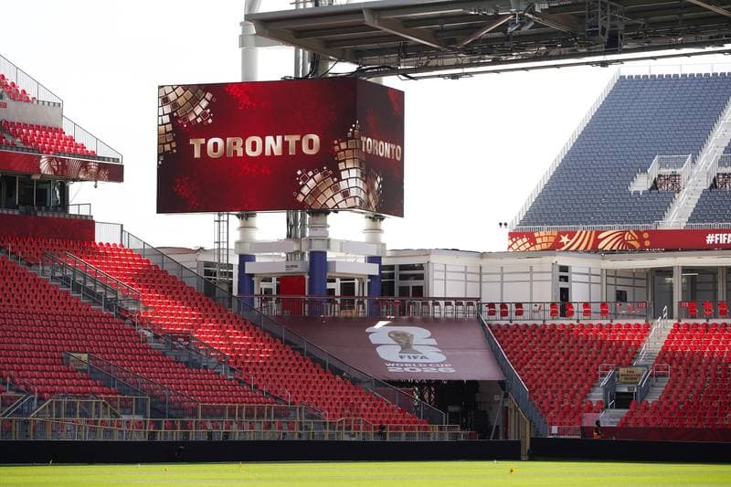 Football. FIFA World Cup 2026. Toronto Stadium. Media Tour. 04.06.2026