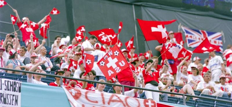 Football. FIFA World Cup. USA - Switzerland. 18.06.1994