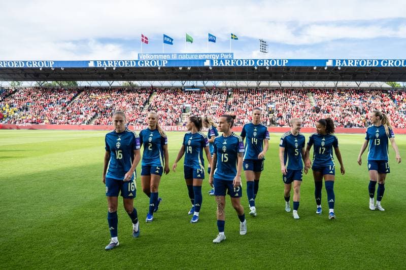 Football. Women's World Cup Qualifiers. Denmark - Sweden. 05.06.2026