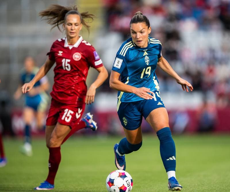 Football. Women's World Cup Qualifiers. Denmark - Sweden. 05.06.2026