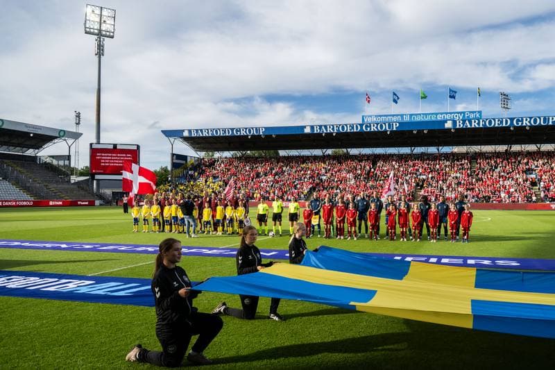 Football. Women's World Cup Qualifiers. Denmark - Sweden. 05.06.2026