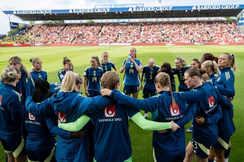 Football. Women's World Cup Qualifiers. Denmark - Sweden. 05.06.2026