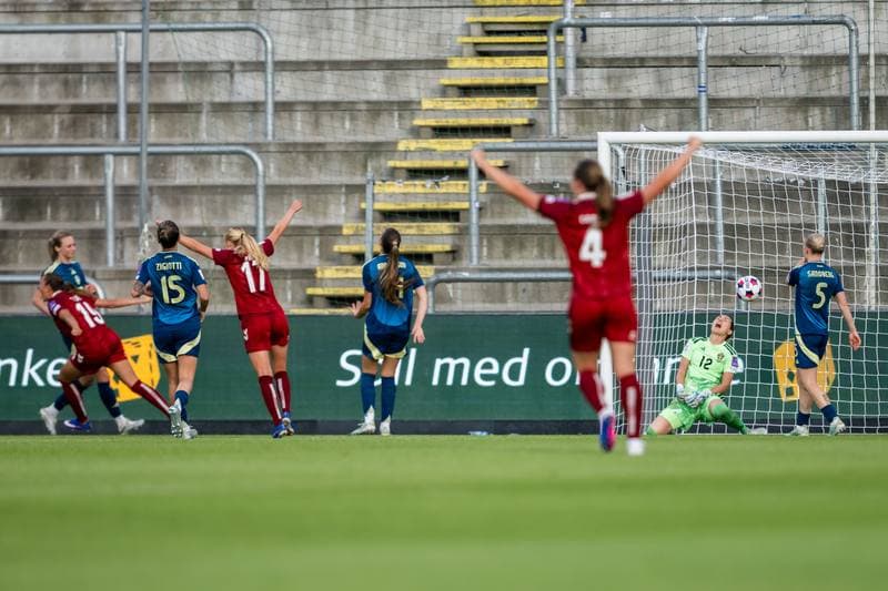 Football. Women's World Cup Qualifiers. Denmark - Sweden. 05.06.2026
