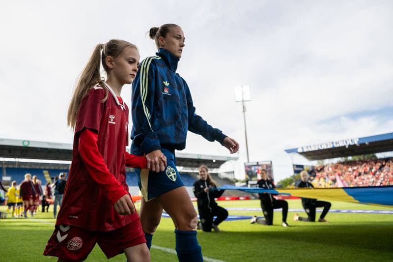 Football. Women's World Cup Qualifiers. Denmark - Sweden. 05.06.2026