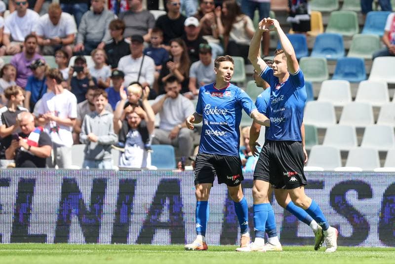 Football. Betclic II liga. Podbeskidzie Bielsko-Biala - Sandecja Nowy Sacz. 06.06.2026