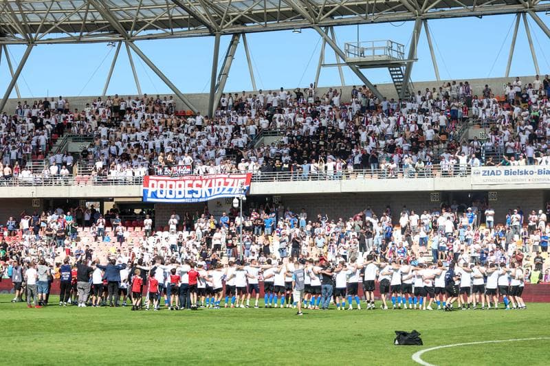 Football. Betclic II liga. Podbeskidzie Bielsko-Biala - Sandecja Nowy Sacz. 06.06.2026
