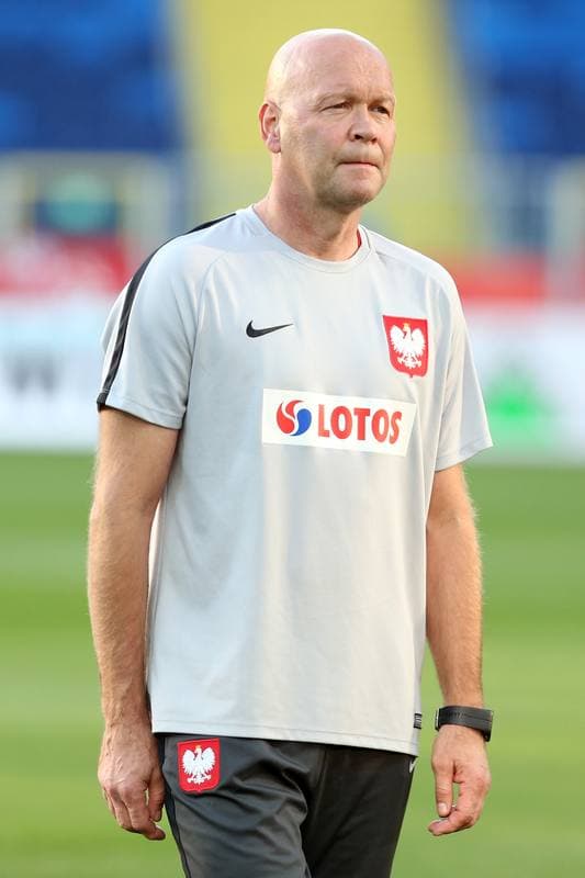 Football. Poland national team. Training. 13.10.2018
