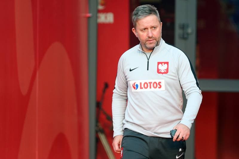 Football. Poland national team. Training. 13.10.2018