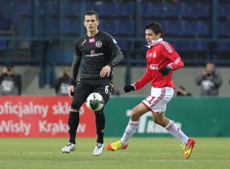 Football. T-Mobile Ekstraklasa. Wisla Krakow - Polonia Warszawa. 09.12.2011