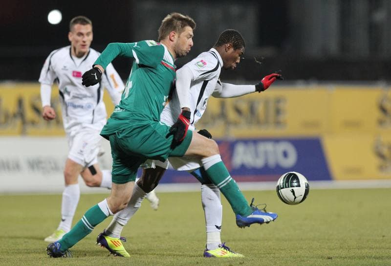 Football. T-Mobile Ekstraklasa. Gornik Zabrze - Slask Wroclaw. 04.12.2011