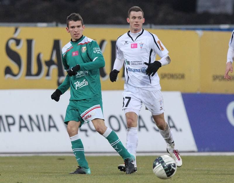 Football. T-Mobile Ekstraklasa. Gornik Zabrze - Slask Wroclaw. 04.12.2011