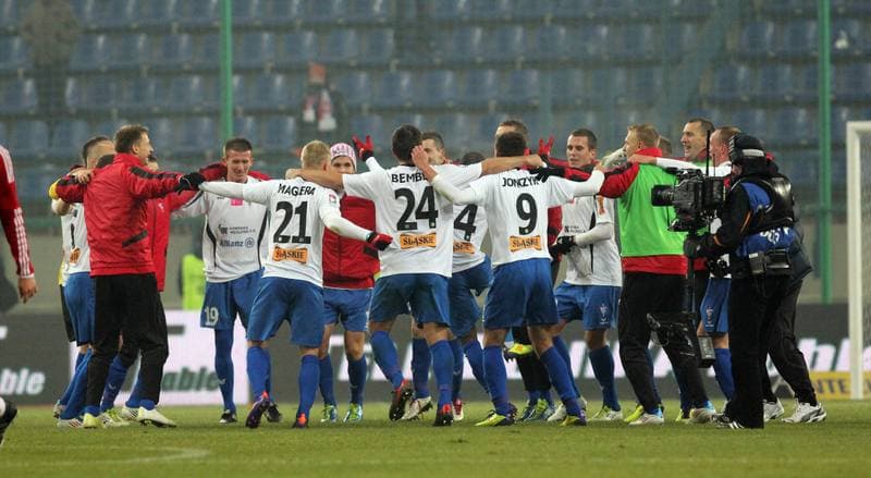 Football. T-Mobile Ekstraklasa. Wisla Krakow - Gornik Zabrze. 20.11.2011