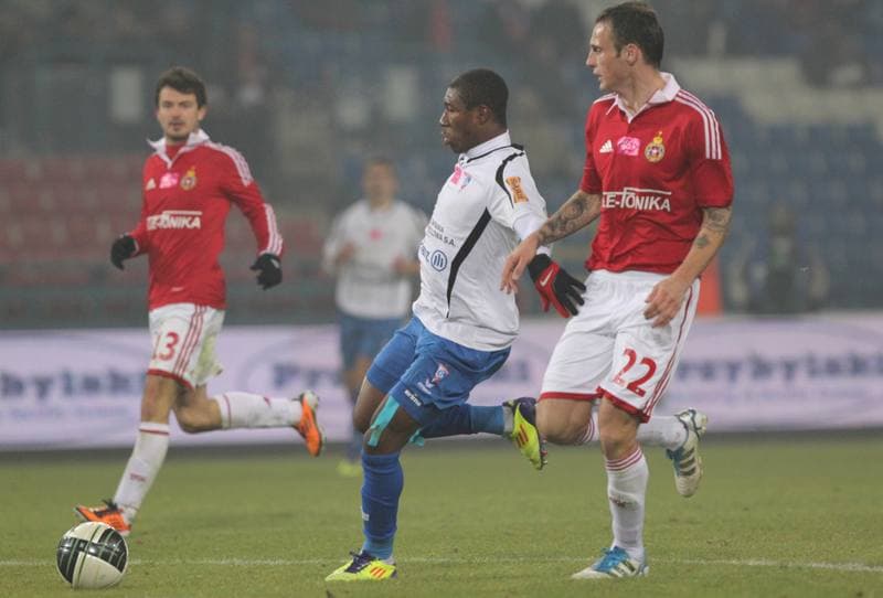 Football. T-Mobile Ekstraklasa. Wisla Krakow - Gornik Zabrze. 20.11.2011
