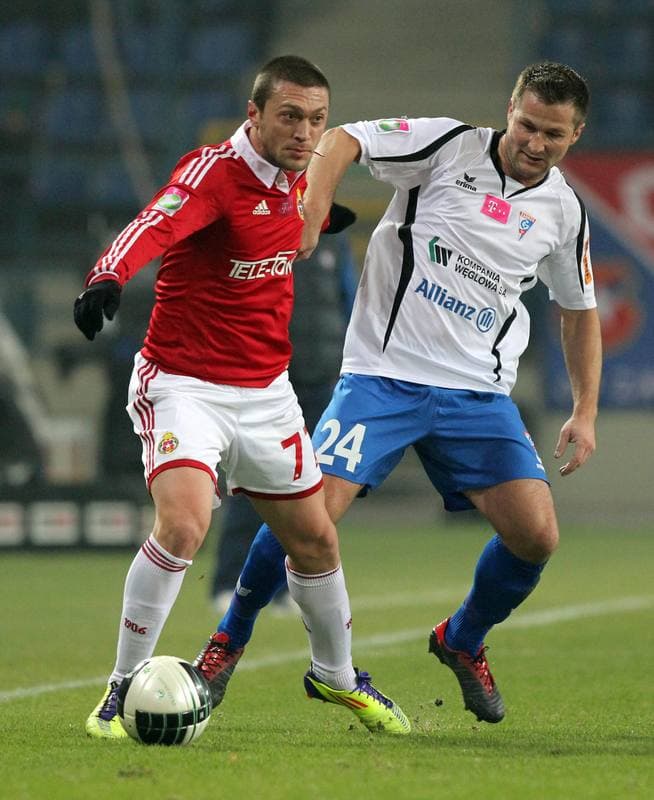 Football. T-Mobile Ekstraklasa. Wisla Krakow - Gornik Zabrze. 20.11.2011